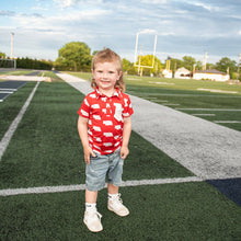 Load image into Gallery viewer, Polo Nebraska Shirt Scarlet & Cream