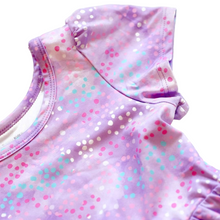 Load image into Gallery viewer, Lovely Lilac Glitter -Short Sleeve Twirl Dress