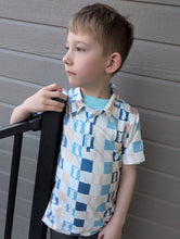 Load image into Gallery viewer, Checkered Bunny Collared Tee