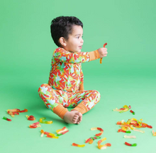Load image into Gallery viewer, Gummy Worms Bamboo 2-Piece Long Sleeve Set