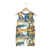 Load image into Gallery viewer, In Flight Bamboo Baby Tank Romper