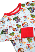 Load image into Gallery viewer, Blue Dog Christmas Bamboo