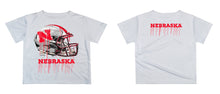 Load image into Gallery viewer, University of Nebraska Huskers Original Dripping Football Helmet Tee