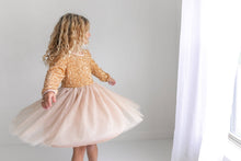 Load image into Gallery viewer, Champagne Holiday Fancy Sparkle Tulle Dress