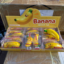 Load image into Gallery viewer, Crunchy Banana Squishy 12/pk | A104