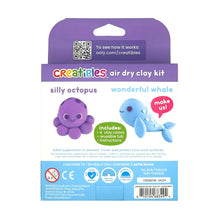 Load image into Gallery viewer, Creatibles D.I.Y. Air-Dry Clay Kit: Ocean BFFs (Set of 4)
