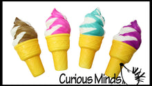 Load image into Gallery viewer, 1 Large 6.5" Squishy Slow Rise Ice Cream Cone -  Sensory, St