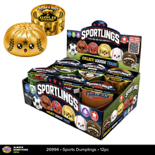Load image into Gallery viewer, Fun Doh Sports Dumpling Squishy Fidget Toy
