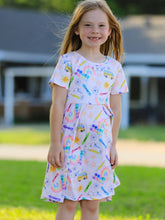 Load image into Gallery viewer, Colorful Back-to-School Dress