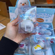 Load image into Gallery viewer, Crunchy Christmas Snowman Squishy 12/pk | A011