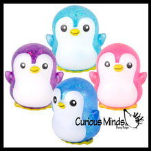 Load image into Gallery viewer, 1 Penguin Shaped Thick Glue/Gel Syrup Molasses Stretch Ball