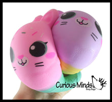 Load image into Gallery viewer, 1 Bunny Ice Cream Cone - Soft Creamy Doh Filled Squeeze Stre