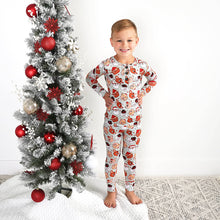 Load image into Gallery viewer, Rudolph Two Piece Bamboo Christmas Pajamas