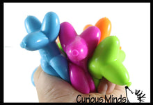 Load image into Gallery viewer, 1 Mini Balloon Dog Doh Filled Stress Ball - Cute Squishy Sen