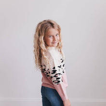 Load image into Gallery viewer, Pink Cream Leopard Crew Neck Sweater