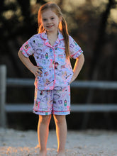 Load image into Gallery viewer, Purple TS Pajama Set