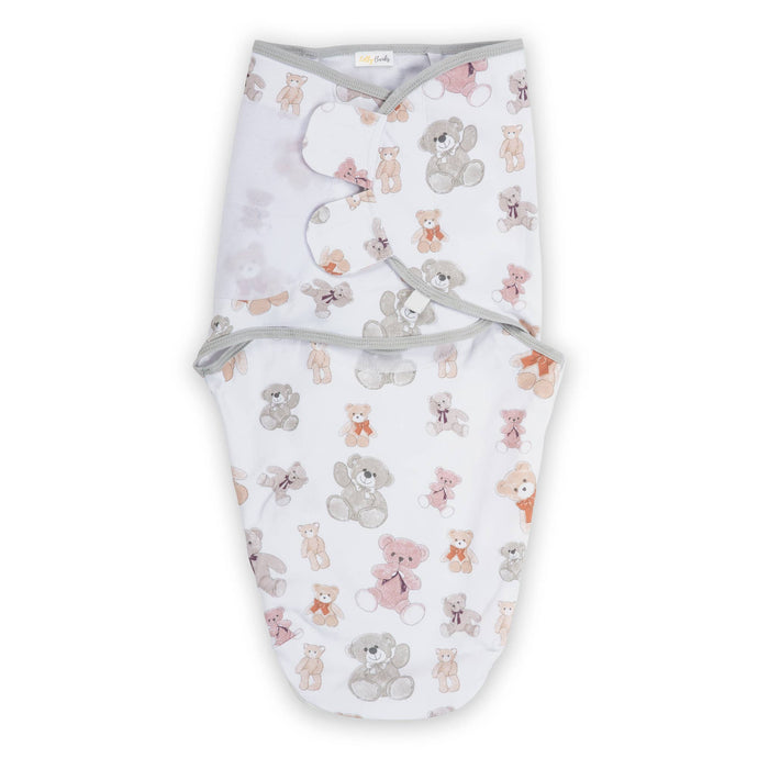 Bear Hugs Baby Sleep Swaddle 100% Organic Cotton