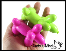 Load image into Gallery viewer, 1 Mini Balloon Dog Doh Filled Stress Ball - Cute Squishy Sen