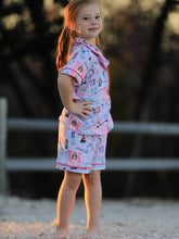 Load image into Gallery viewer, Purple TS Pajama Set