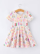 Load image into Gallery viewer, Back to School Short Sleeve Dress