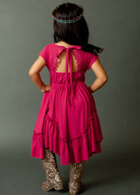 Load image into Gallery viewer, Adrianna Dress in Fuchsia