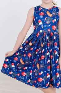 You Look Like The 4th of July Tank Twirl Dress