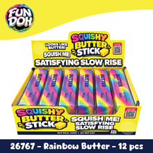 Load image into Gallery viewer, Fun Doh Rainbow Butter Slow Rise Squishy - 12/Display: Wholesale Price