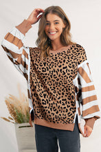 Load image into Gallery viewer, Women's Lavender Leopard Sweatshirt