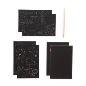 Mini Scratch & Scribble Art Kit: Funtastic Friends