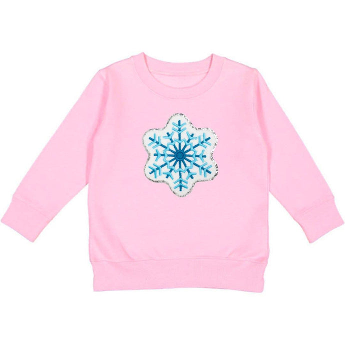 Snowflake Patch Sweatshirt - Snow Princess