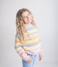 Load image into Gallery viewer, Striped Fuzzy Sweater