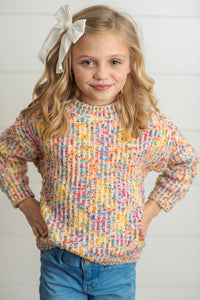 Rainbow Confetti Sweater