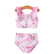 Load image into Gallery viewer, Pink TS Girls Swimsuit