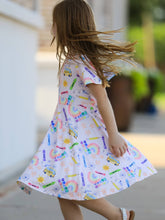 Load image into Gallery viewer, Colorful Back-to-School Dress