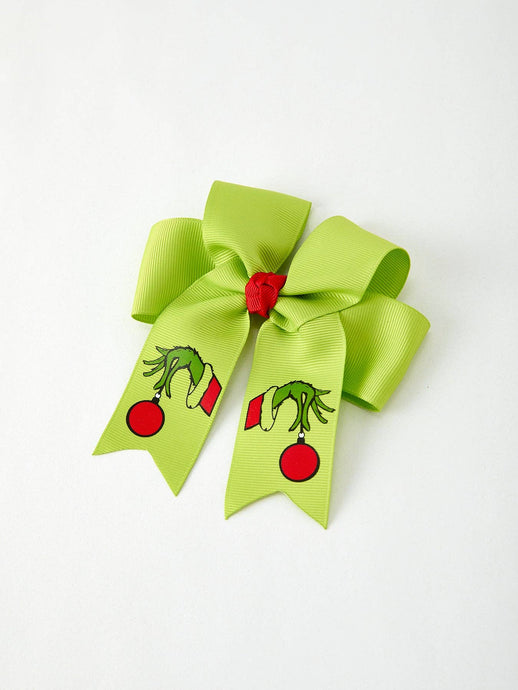 Christmas Green Bow