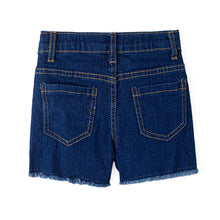 Load image into Gallery viewer, Girls Denim Patriotic Jeans Shorts