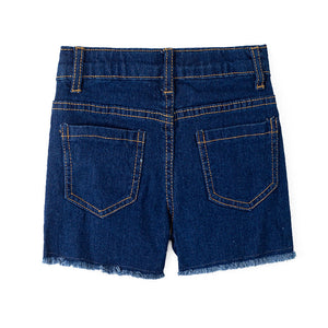 Girls Denim Patriotic Jeans Shorts