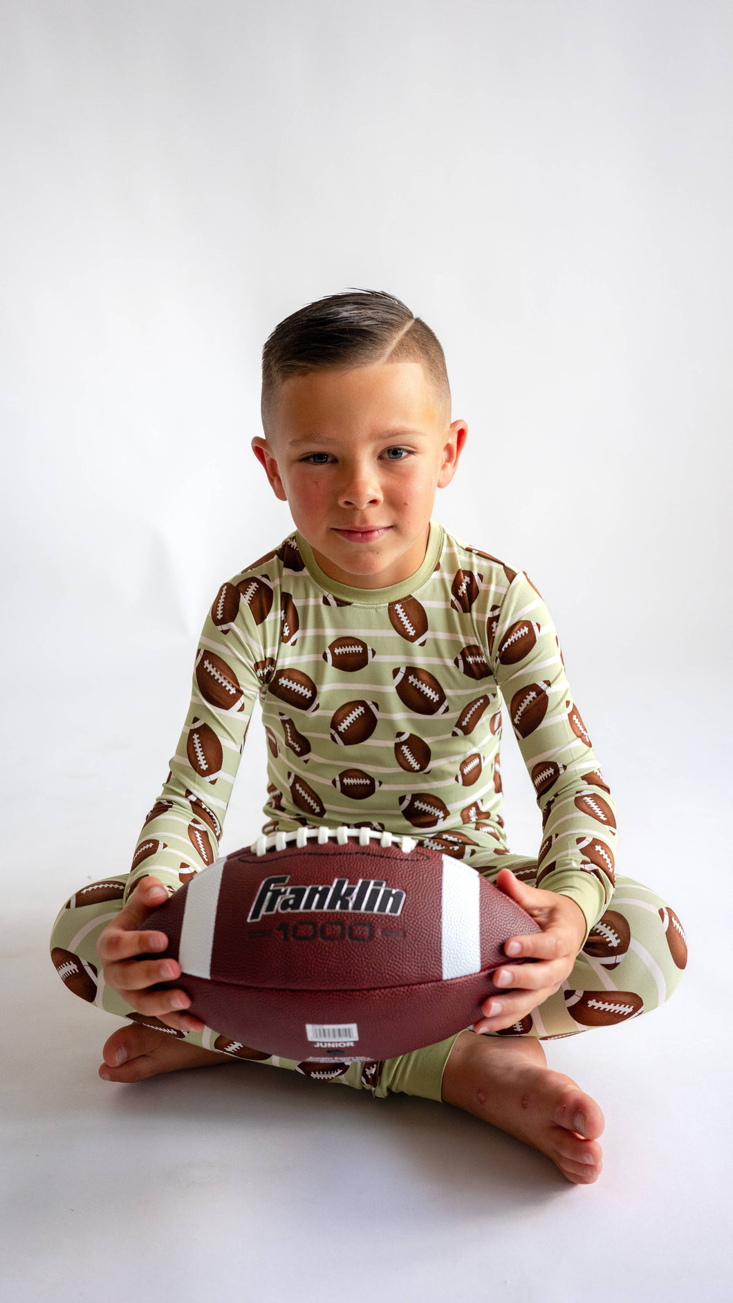 Football Two-Piece Bamboo Pajamas