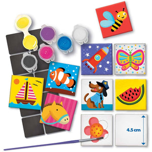 4M Magnetic Mini Tile Art DIY Paint Arts & Craft Magnet Kit