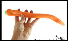 Load image into Gallery viewer, Sand Filled Squishy Carrot