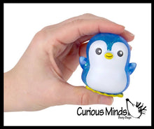 Load image into Gallery viewer, 1 Penguin Shaped Thick Glue/Gel Syrup Molasses Stretch Ball