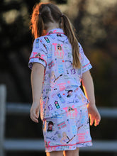 Load image into Gallery viewer, Purple TS Pajama Set