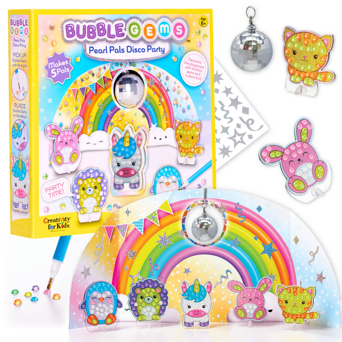 Bubble Gems Pearl Pals Disco Party Diamond Painting Kit