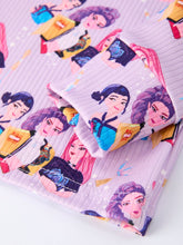 Load image into Gallery viewer, Purple Pop Long Sleeve Lounge Set