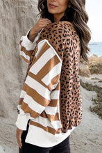 Load image into Gallery viewer, Women's Lavender Leopard Sweatshirt