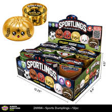 Load image into Gallery viewer, Fun Doh Sports Dumpling Squishy Fidget Toy