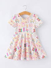 Load image into Gallery viewer, Back to School Short Sleeve Dress