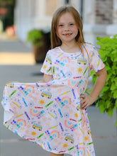 Load image into Gallery viewer, Colorful Back-to-School Dress