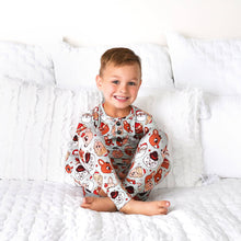 Load image into Gallery viewer, Rudolph Two Piece Bamboo Christmas Pajamas