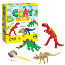 Load image into Gallery viewer, Create with Clay Dinosaurs - DIY Craft for Kids